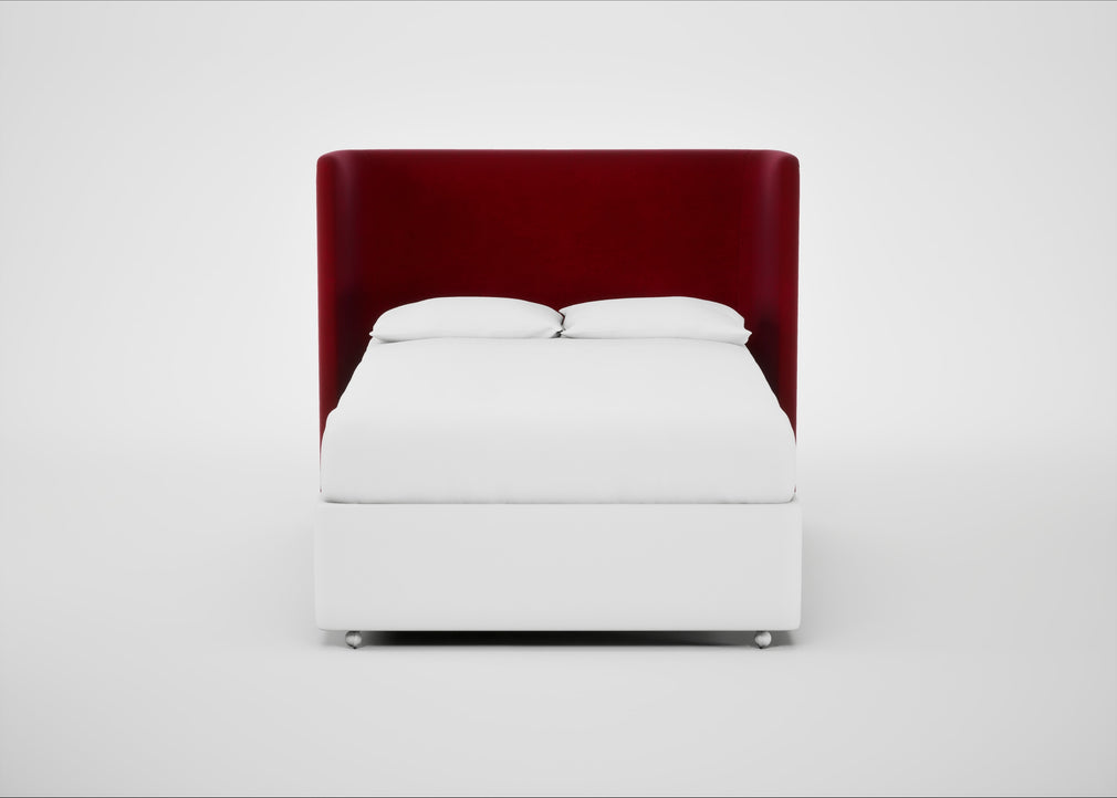 Monroe Headboard Double / Smart Luxe Velvet Mulberry