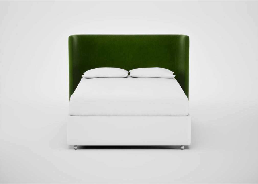 Monroe Headboard King / Smart Luxe Velvet Grass