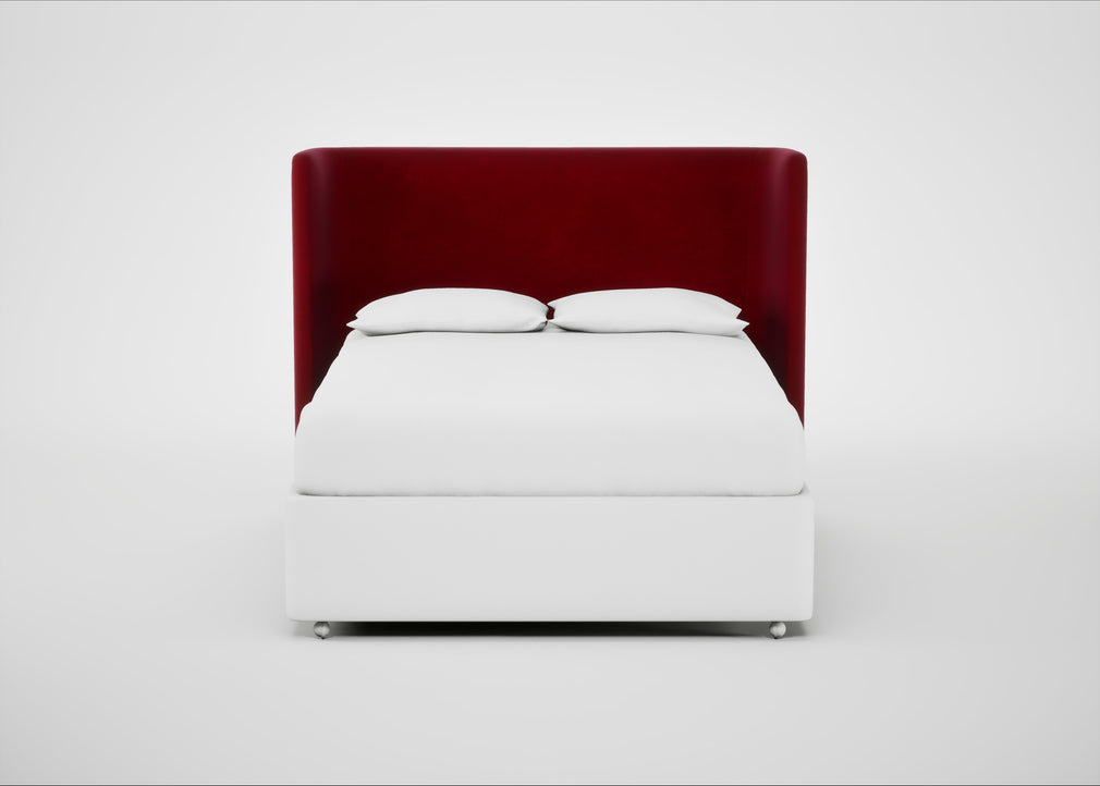 Monroe Headboard King / Smart Luxe Velvet Mulberry