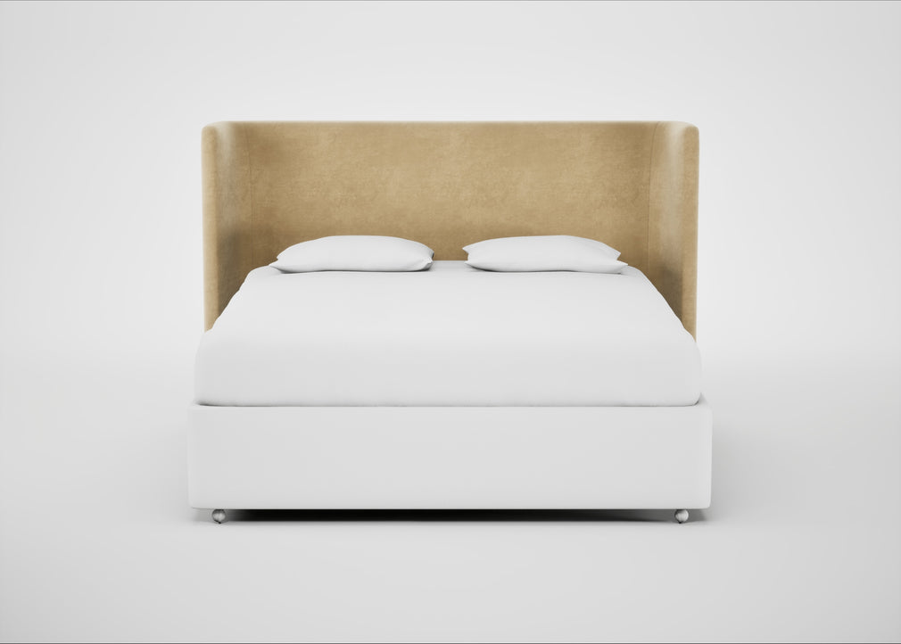 Monroe Headboard Super King / Smart Luxe Velvet Biscuit