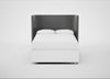 Monroe Headboard Double / Smart Velvet Mercury