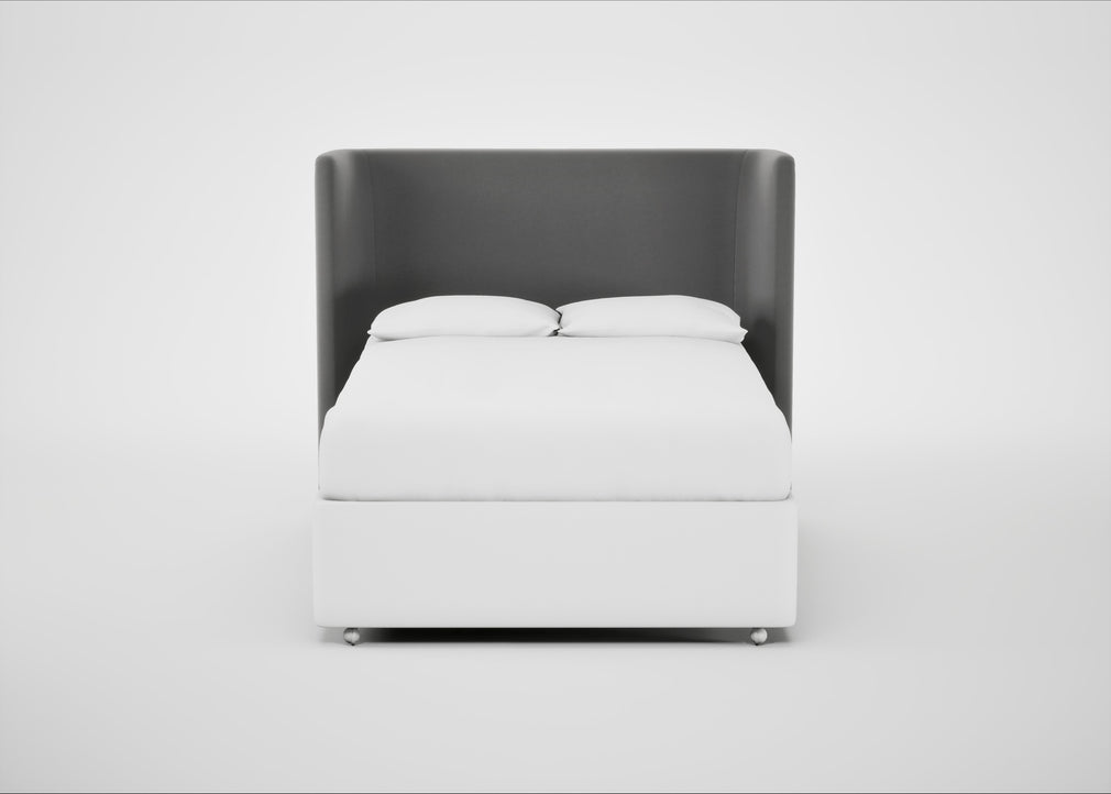 Monroe Headboard Double / Smart Velvet Mercury