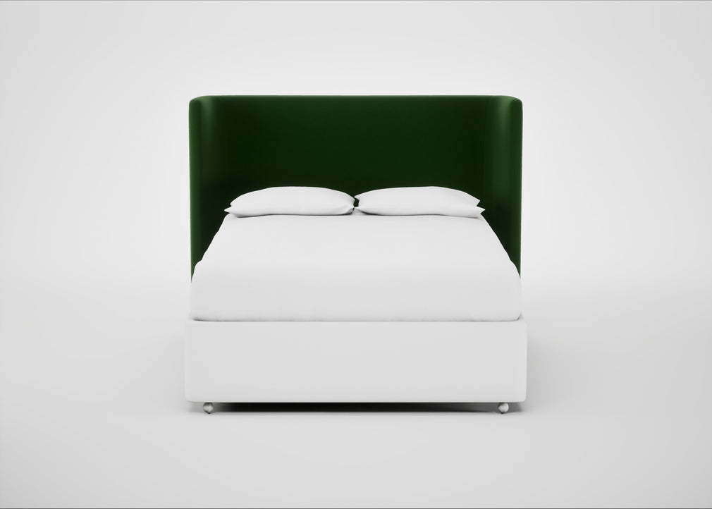 Monroe Headboard King / Smart Velvet Forest