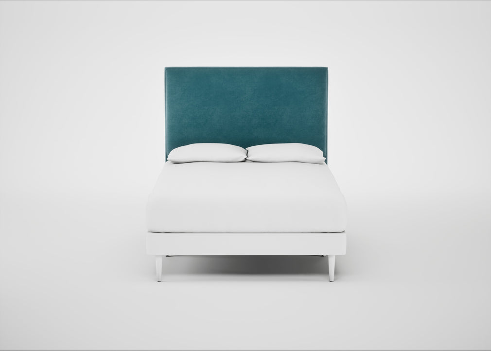 Newman Headboard Double / Smart Luxe Velvet Airforce Blue