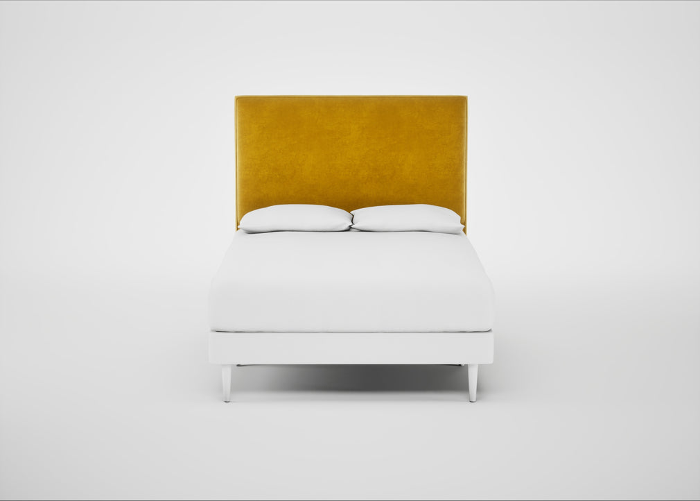 Newman Headboard Double / Smart Luxe Velvet Canary