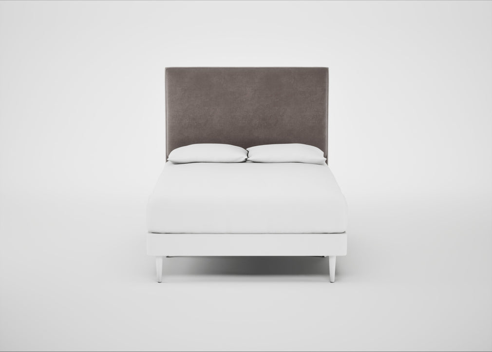 Newman Headboard Double / Smart Luxe Velvet Mushroom