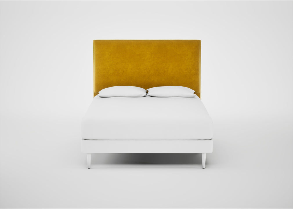 Newman Headboard King / Smart Luxe Velvet Canary