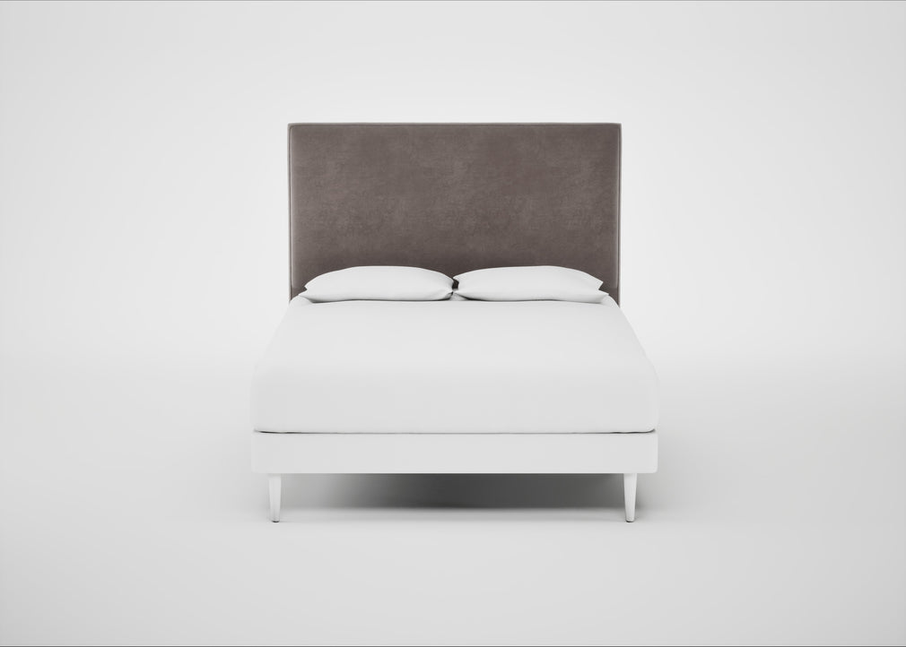 Newman Headboard King / Smart Luxe Velvet Mushroom