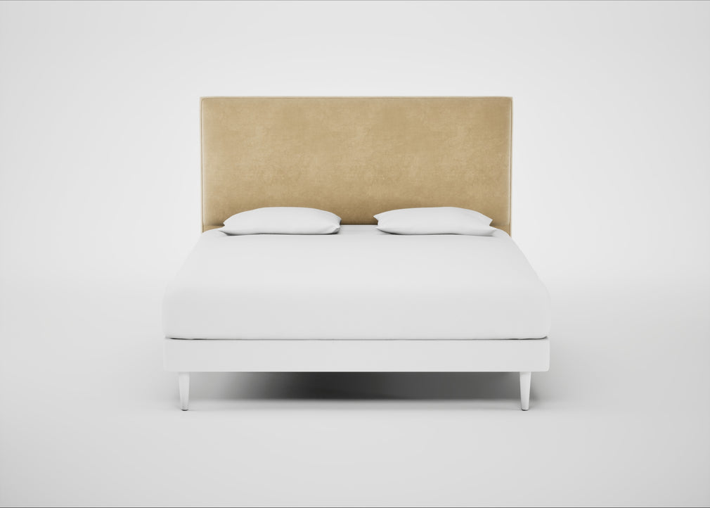 Newman Headboard Super King / Smart Luxe Velvet Biscuit
