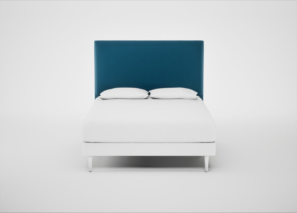 Newman Headboard King / Smart Velvet Ocean Blue