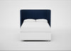 Monroe Headboard Double - Storage Divan / Broad Weave Lagoon