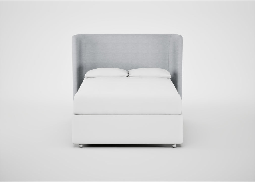 Monroe Headboard Double - Storage Divan / Broad Weave Tin
