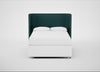 Monroe Headboard Double - Storage Divan / Brushed Cotton Pine