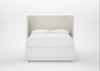 Monroe Headboard Double - Storage Divan / Chunky Boucle Ecru