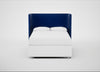 Monroe Headboard Double - Storage Divan / Smart Luxe Velvet Azure