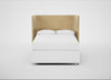 Monroe Headboard Double - Storage Divan / Smart Luxe Velvet Biscuit