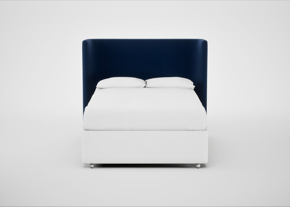 Monroe Headboard Double - Storage Divan / Velvet Midnight