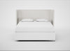 Monroe Headboard Super King - Storage Divan / Capelo Linen-Cotton Sea Salt