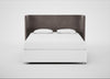 Monroe Headboard Super King - Storage Divan / Smart Luxe Velvet Mushroom