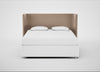 Monroe Headboard Super King - Storage Divan / Smart Velvet Pebble