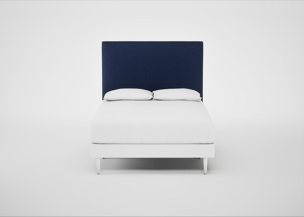 Newman Headboard Double - Storage Divan / Melton Wool New Navy