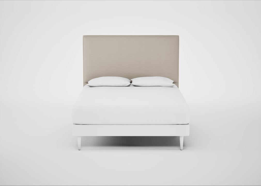 Newman Headboard King - Storage Divan / Broad Weave Putty