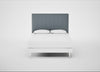 Newman Headboard King - Storage Divan / Capelo Linen-Cotton Mineral