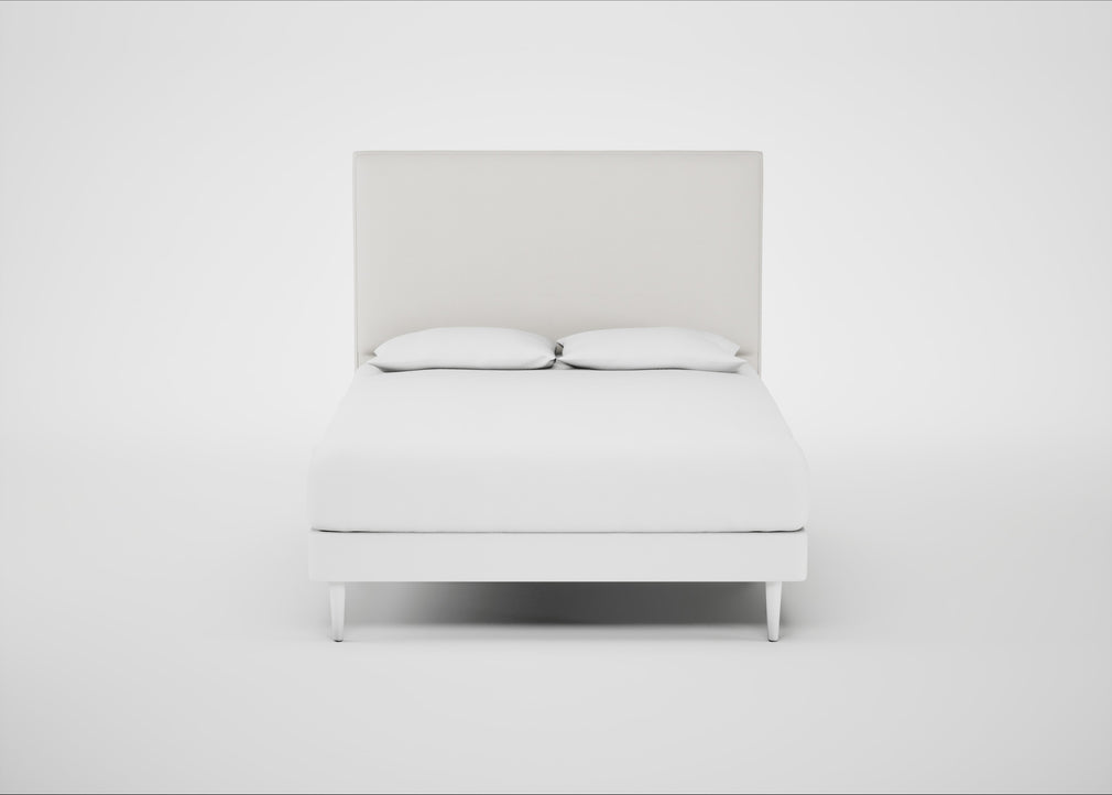 Newman Headboard King - Storage Divan / Capelo Linen-Cotton Sea Salt