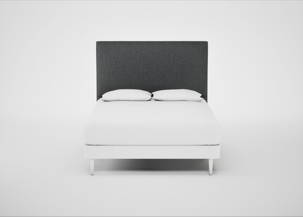 Newman Headboard King - Storage Divan / Melton Wool Granite