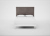 Newman Headboard King - Storage Divan / Smart Luxe Velvet Mushroom
