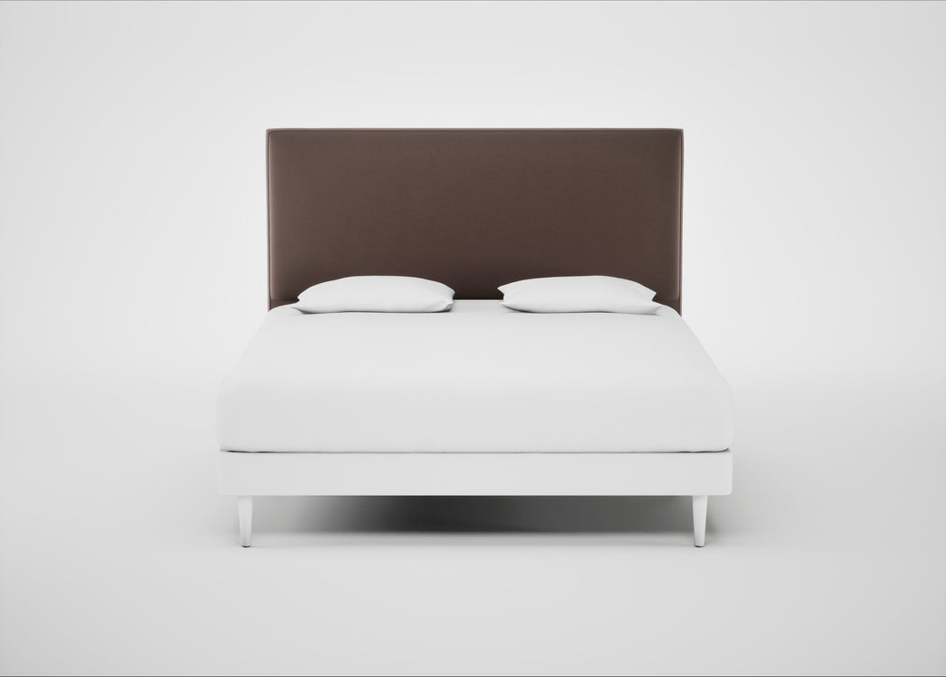 Newman Headboard Super King - Storage Divan / Smart Velvet Mouse