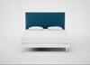 Newman Headboard Super King - Storage Divan / Smart Velvet Ocean Blue