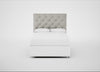 Balmoral Headboard Double - Storage Divan / Melton Wool Limestone