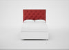 Balmoral Headboard Double - Storage Divan / Melton Wool Red Oxide