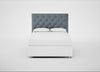 Balmoral Headboard King - Storage Divan / Capelo Linen-Cotton Mineral