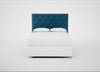 Balmoral Headboard King - Storage Divan / Smart Velvet Ocean Blue