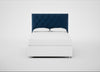 Balmoral Headboard King - Storage Divan / Velvet Petrol