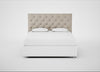 Balmoral Headboard Super King - Storage Divan / Broad Weave Putty