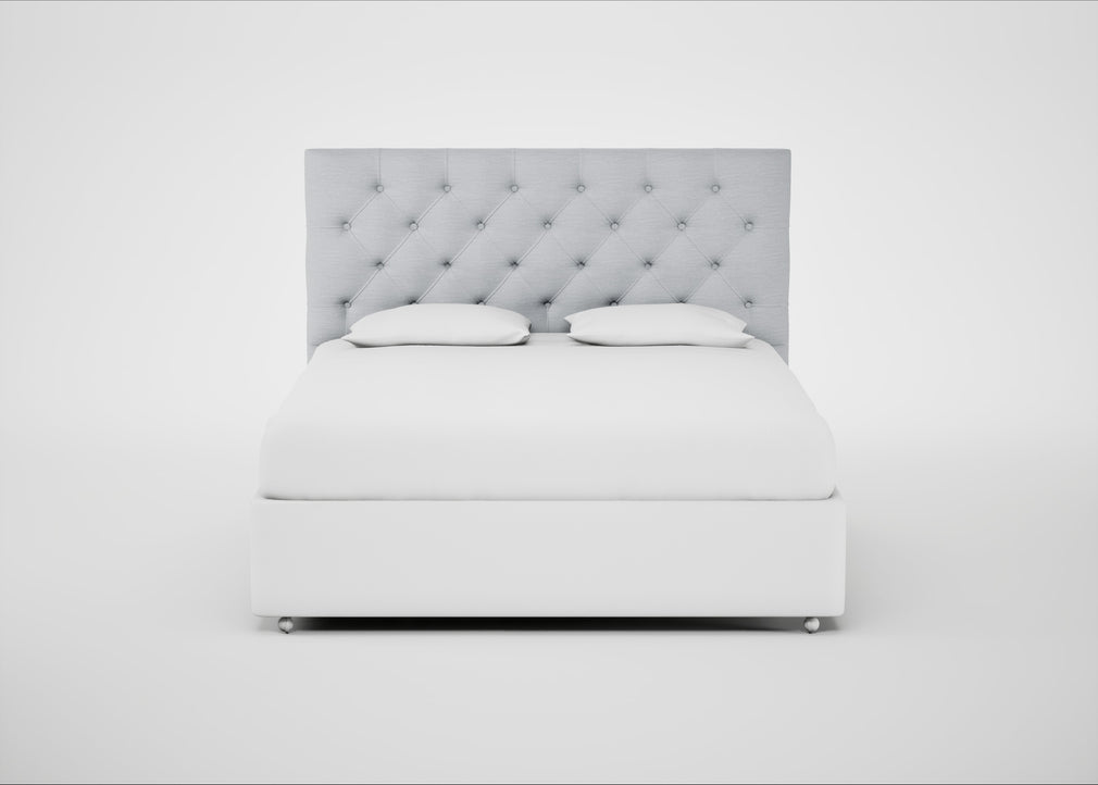 Balmoral Headboard Super King - Storage Divan / Broad Weave Tin