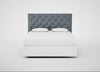 Balmoral Headboard Super King - Storage Divan / Capelo Linen-Cotton Mineral