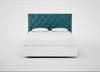 Balmoral Headboard Super King - Storage Divan / Smart Luxe Velvet Airforce Blue