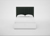 Retta Headboard Double - Storage Divan / Boucle Fern