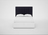 Retta Headboard Double - Storage Divan / Boucle Indigo