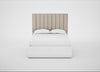 Retta Headboard Double - Storage Divan / Broad Weave Putty