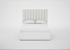 Retta Headboard Double - Storage Divan / Capelo Linen-Cotton Sea Salt