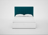 Retta Headboard King - Storage Divan / Velvet Teal