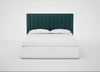 Retta Headboard Super King - Storage Divan / Brushed Cotton Pine