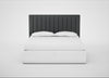 Retta Headboard Super King - Storage Divan / Melton Wool Granite