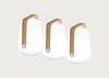 Balad LED Set of 3 Small Outdoor Table Lamps