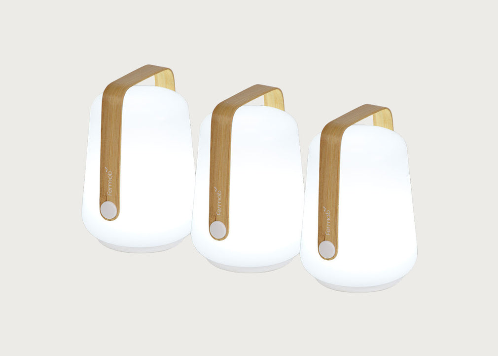 Balad LED Set of 3 Small Outdoor Table Lamps